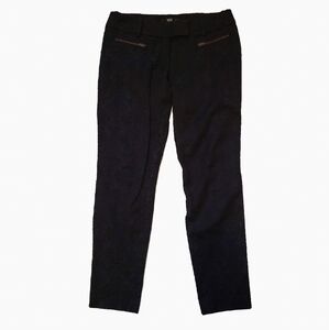 Mossimo Skinny Black Dress Pant Embroidered Size 2